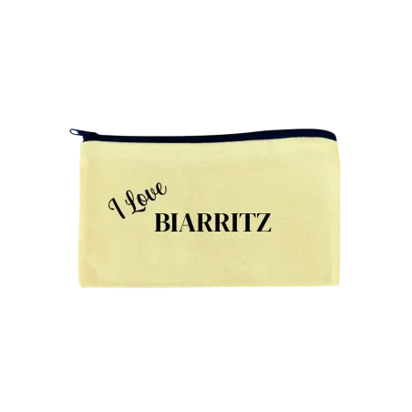 Pochette personnalisée destination : I love Biarritz