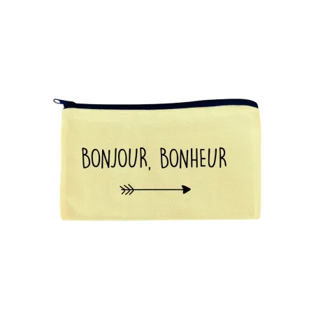 Pochette à message : Bonjour, bonheur